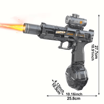 Electric Desert Eagle Water Gun with Flame Light Effect